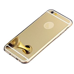 Husa MyStyle Elegance Luxury Apple iPhone 7, tip oglinda, roz auriu
