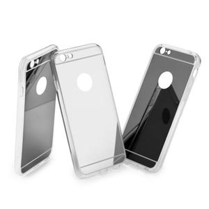 Husa MyStyle Elegance Luxury Apple iPhone 5/5S/SE, oglinda, argintiu