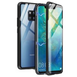 Husa Magnetic Glass, Huawei Mate 20 Pro, negru