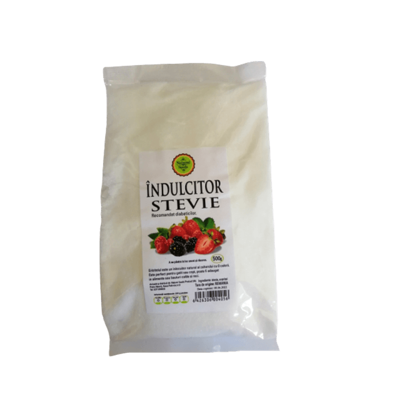 Market - Cafea si ceaiuri - Siropuri, indulcitori si lapte - Indulcitor cu stevie, 500 g - Infinity.ro