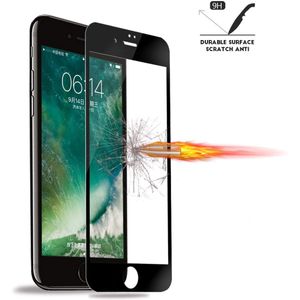 Folie de sticla, securizata 3D/4D MyStyle, Apple iPhone 7, full cover, margini curbate, negru