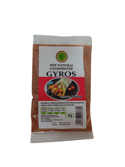Mix natural condimente gyros plic 40 g - Marketplace online Infinity.ro
