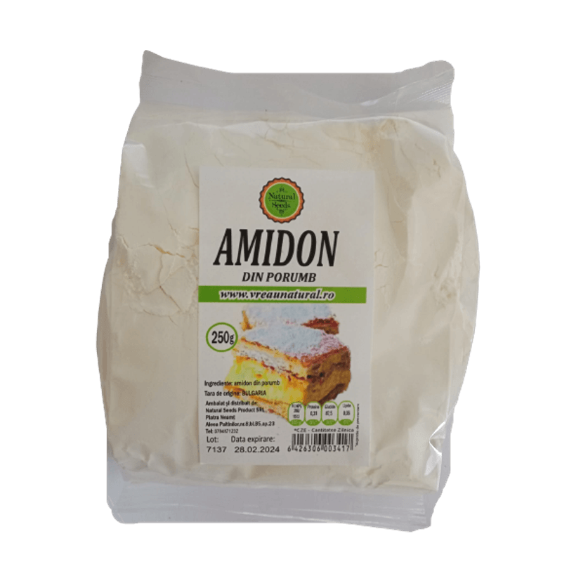 Market - Bacanie - Ingrediente prajituri - Amidon din porumb, 250 g - Infinity.ro