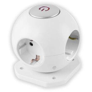 Prelungitor, Entac, PowerBall, 4 prize Schuko, 1.5m