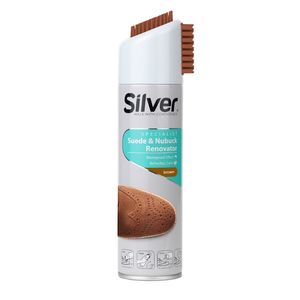 Spray restaurare piele nubuc/caprioara, Silver, 250 ml, maro
