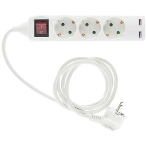 Prelungitor, Entac, 3 posturi si 2 porturi USB