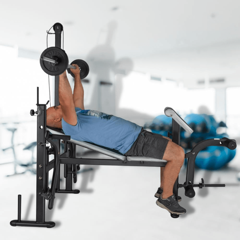 Sport si Outdoor - Fitness - Aparate fitness - Aparate si banci multifunctionale - Banca fitness DHS 6309 PRO, multifunctionala cu inclinare pana la 80 de grade - Infinity.ro