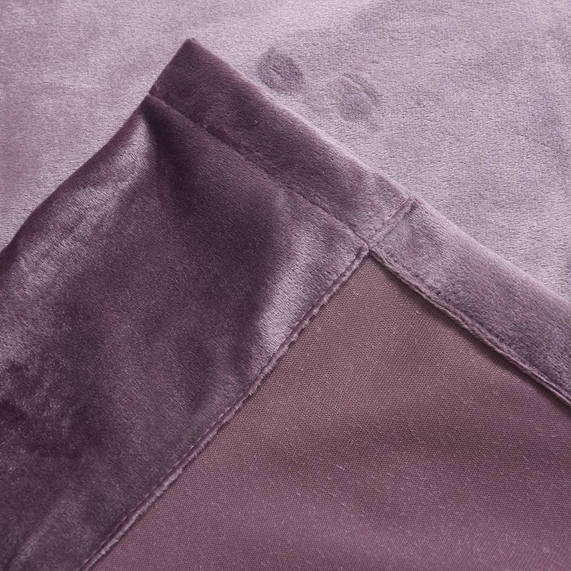 Casa si Gradina - Textile si covoare - Perdele si draperii - Draperii - Draperie din catifea cu rejansa din bumbac tip fagure, Madison, 200x210 cm, densitate 700 g/ml, Mov inchis, 1 buc - Infinity.ro