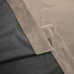 Casa si Gradina - Textile si covoare - Perdele si draperii - Draperii - Draperie din catifea blackout cu rejansa transparenta cu ate pentru galerie, Madison, 150x255 cm, densitate 700 g ml, Beaver, 1 buc - Infinity.ro