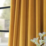 Casa si Gradina - Textile si covoare - Perdele si draperii - Draperii - Set draperii din catifea cu rejansa transparenta cu ate pentru galerie, Madison, 150x250 cm, densitate 700 g/ml, Medalion, 2 buc - Infinity.ro
