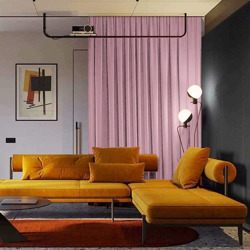 Casa si Gradina - Textile si covoare - Perdele si draperii - Draperii - Set draperie din catifea blackout cu rejansa din bumbac tip fagure, Madison, 200x265 cm, densitate 700 g ml, Queen Pink, 2 buc - Infinity.ro