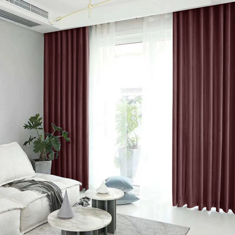 Casa si Gradina - Textile si covoare - Perdele si draperii - Draperii - Set draperie din catifea blackout cu rejansa transparenta cu ate pentru galerie, Madison, 150x255 cm, densitate 700 g ml, Temptress, 2 buc - Infinity.ro