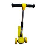 Sport si Outdoor - Role, trotinete si skateboard - Trotinete copii - Trotineta scooter pentru copii, cu 3 roti, pliabila, galben - Infinity.ro