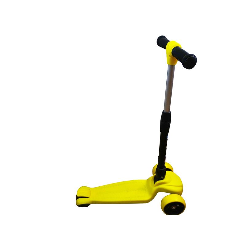 Sport si Outdoor - Role, trotinete si skateboard - Trotinete copii - Trotineta scooter pentru copii, cu 3 roti, pliabila, galben - Infinity.ro