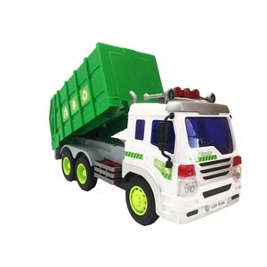 Camioneta de gunoi pentru copii, alb/verde