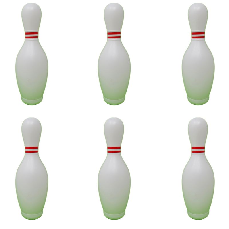 Jucarii, Copii si Bebe - Jucarii si jocuri - Jucarii & jocuri educative - Jocuri si jucarii educative - Set bowling pentru copii, 6 popice led colorate, 1 bila rosie - Infinity.ro