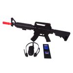 Jucarii, Copii si Bebe - Jucarii si jocuri - Jucarii de rol - Arme de jucarie - Set politie cu pusca, statie, casti si legitimatie - Infinity.ro