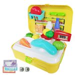 Jucarii, Copii si Bebe - Jucarii si jocuri - Jucarii & jocuri educative - Jucarii interactive - Set accesorii magazin in ghiozdan, 21 piese - Infinity.ro