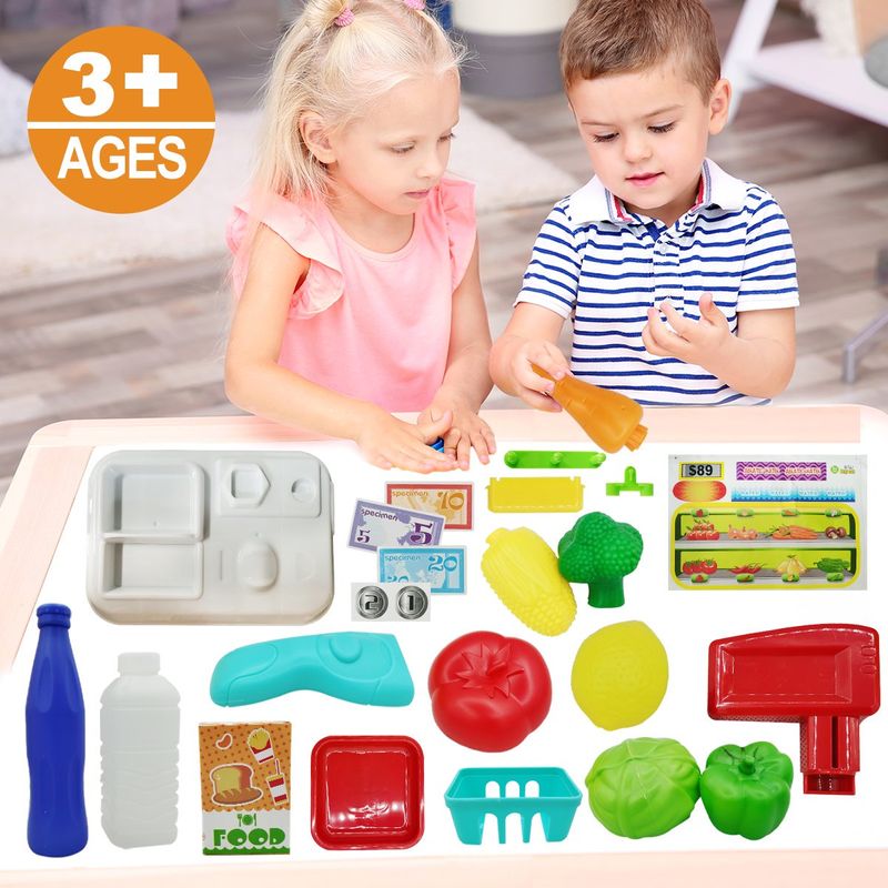 Jucarii, Copii si Bebe - Jucarii si jocuri - Jucarii & jocuri educative - Jucarii interactive - Set accesorii magazin in ghiozdan, 21 piese - Infinity.ro