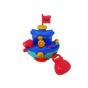 Jucarie Corabia micilor pirati de baie, multicolor