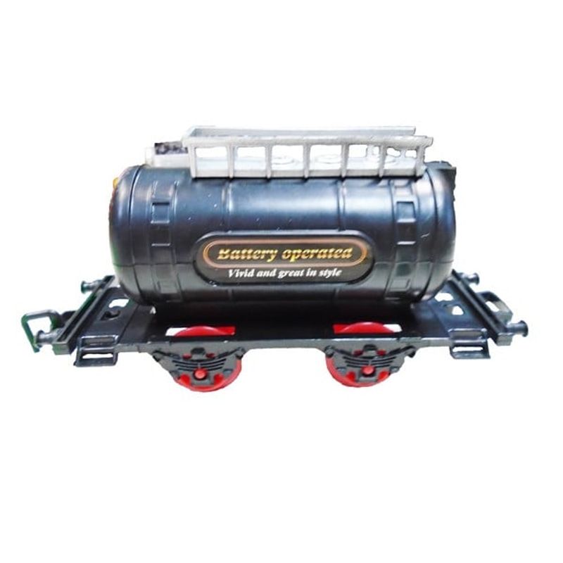 Jucarii, Copii si Bebe - Jucarii si jocuri - Vehicule si jucarii cu telecomanda - Trenulete de jucarie - Set trenulet clasic pe sine, cu aburi, sunete si luminita - Infinity.ro