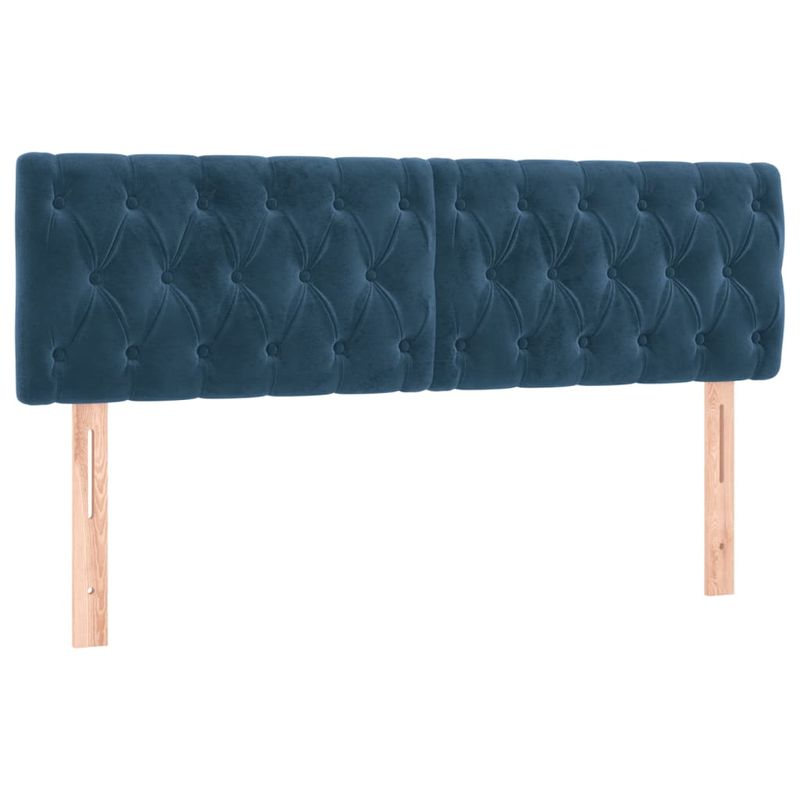 Casa si Gradina - Mobilier - Paturi si accesorii - Paturi - Pat cu arcuri, saltea si LED, gri inchis, 140x200 cm, catifea - Infinity.ro