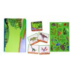 Jucarii, Copii si Bebe - Jucarii si jocuri - Jucarii bebelusi - Jucarii interactive bebelusi - Carte magnetica dinozauri, 61 piese magnetice - Infinity.ro