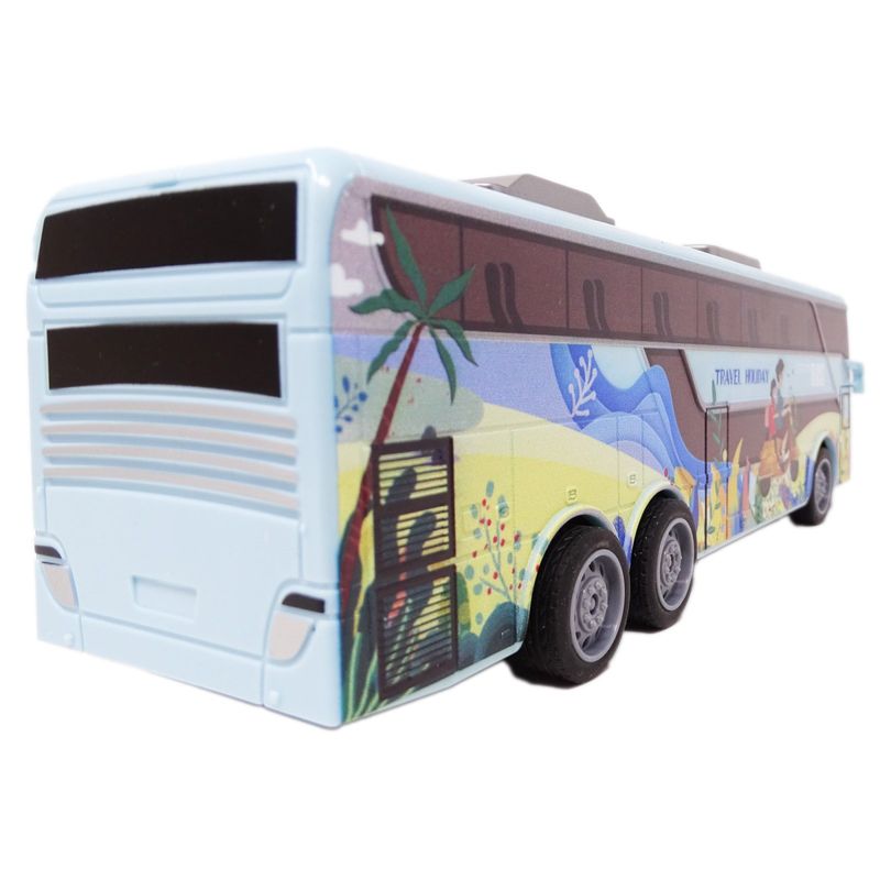 Jucarii, Copii si Bebe - Jucarii si jocuri - Vehicule si jucarii cu telecomanda - Masinute - Autocar de jucarie din plastic cu telecomanda cu functii complete, alb, model 2 - Infinity.ro