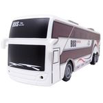 Jucarii, Copii si Bebe - Jucarii si jocuri - Vehicule si jucarii cu telecomanda - Masinute - Autocar de jucarie din plastic cu telecomanda cu functii complete, alb, model 3 - Infinity.ro