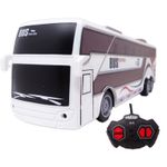 Jucarii, Copii si Bebe - Jucarii si jocuri - Vehicule si jucarii cu telecomanda - Masinute - Autocar de jucarie din plastic cu telecomanda cu functii complete, alb, model 3 - Infinity.ro