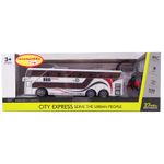 Jucarii, Copii si Bebe - Jucarii si jocuri - Vehicule si jucarii cu telecomanda - Masinute - Autocar de jucarie din plastic cu telecomanda cu functii complete, alb, model 3 - Infinity.ro