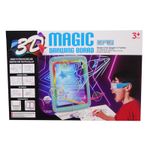 Jucarii, Copii si Bebe - Jucarii si jocuri - Jucarii & jocuri educative - Jocuri si jucarii educative - Tabla de scris si desenat pentru copii cu lumini, magic drawing board - Infinity.ro