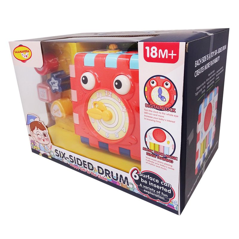 Jucarii, Copii si Bebe - Jucarii si jocuri - Jucarii & jocuri educative - Jucarii interactive - Jucarie interactiva cub multifunctional, cu activitati 6 in 1 - Infinity.ro