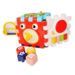 Jucarii, Copii si Bebe - Jucarii si jocuri - Jucarii & jocuri educative - Jucarii interactive - Jucarie interactiva cub multifunctional, cu activitati 6 in 1 - Infinity.ro