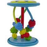 Jucarii, Copii si Bebe - Jucarii si jocuri - Jucarii & jocuri educative - Jucarii interactive - Jucarie interactiva 2 in 1, ratusca muzical cu zornaitoare detasabila cu lumini si sunete, portocaliu - Infinity.ro