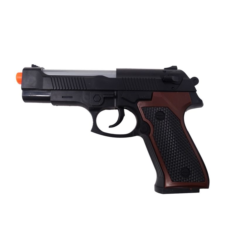 Jucarii, Copii si Bebe - Jucarii si jocuri - Jucarii de rol - Arme de jucarie - Set politie cu pistol, casca, baston, catuse, fluier si statie, 6 piese - Infinity.ro