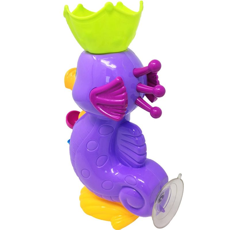 Jucarii, Copii si Bebe - Jucarii si jocuri - Jucarii bebelusi - Jucarii de baie - Jucarie de baie calutul de mare jucaus cu morisca, ventuza si canita - Infinity.ro