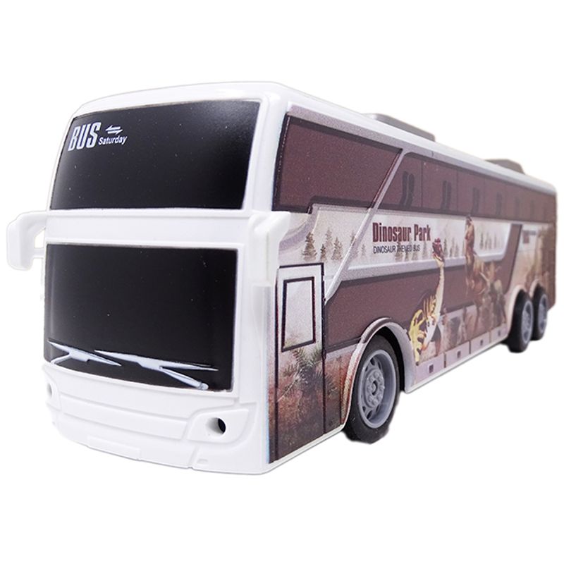 Jucarii, Copii si Bebe - Jucarii si jocuri - Vehicule si jucarii cu telecomanda - Masinute - Autocar de jucarie din plastic cu telecomanda cu functii complete, alb, model 1 - Infinity.ro