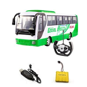 Autobuz cu telecomanda, verde