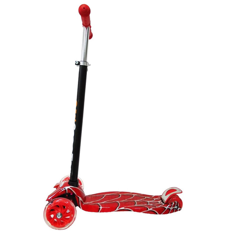 Sport si Outdoor - Role, trotinete si skateboard - Trotinete copii - Trotineta scooter pentru copii cu roti luminoase, rosu - Infinity.ro