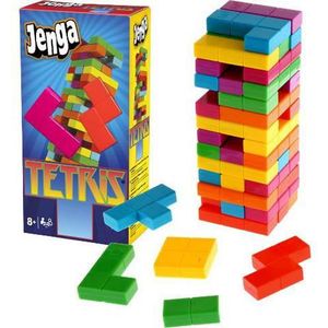 Joc de societate jenga tetris, 47 piese