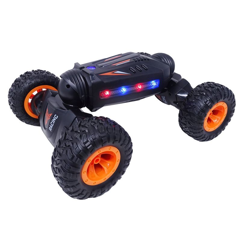 Jucarii, Copii si Bebe - Jucarii si jocuri - Vehicule si jucarii cu telecomanda - Masinute - Masina pentru cascadorii, cu lumini, sunete si telecomanda, acumulator inclus - Infinity.ro