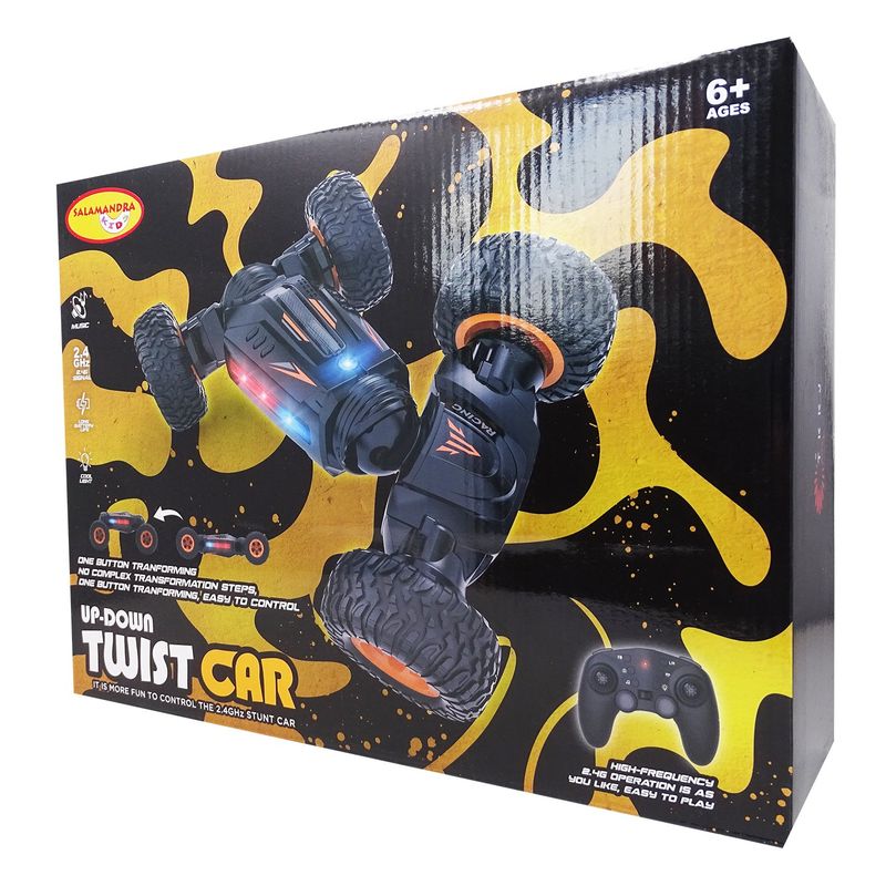 Jucarii, Copii si Bebe - Jucarii si jocuri - Vehicule si jucarii cu telecomanda - Masinute - Masina pentru cascadorii, cu lumini, sunete si telecomanda, acumulator inclus - Infinity.ro