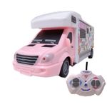 Jucarii, Copii si Bebe - Jucarii si jocuri - Vehicule si jucarii cu telecomanda - Masinute - Autorulota de jucarie din plastic cu telecomanda cu functii complete, alb/roz - Infinity.ro