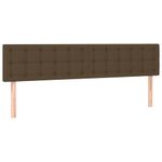 Casa si Gradina - Mobilier - Paturi si accesorii - Paturi - Pat continental cu saltea maro inchis 180x200cm material textil - Infinity.ro