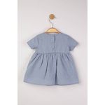 Fashion, accesorii si bijuterii - Copii - Imbracaminte copii - Rochii copii - Rochita eleganta cu broderie pentru fetite, Tongs baby, albastru, marime 24-36 luni - Infinity.ro