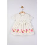 Fashion, accesorii si bijuterii - Copii - Imbracaminte copii - Rochii copii - Rochita eleganta cu broderie pentru fetite, Tongs baby, albastru, marime 24-36 luni - Infinity.ro