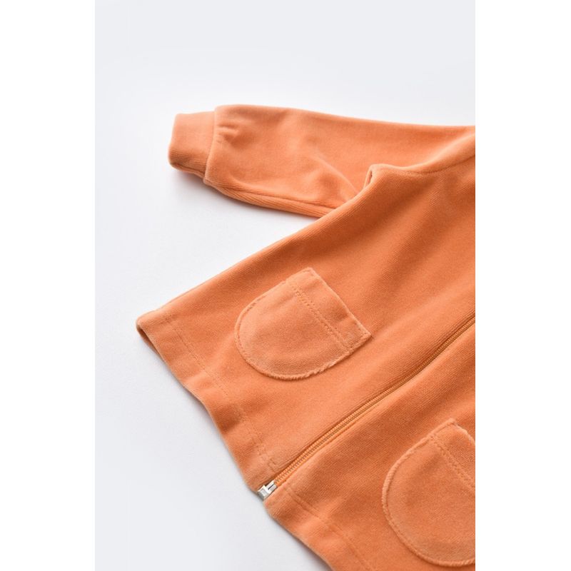 Fashion, accesorii si bijuterii - Copii - Imbracaminte copii - Treninguri si compleuri copii - Set Ursulet cu bluzita si pantaloni lungi, Baby Cosy, portocaliu, marime 3-6 luni - Infinity.ro