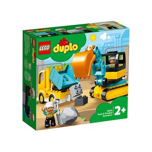 LEGO Camion si excavator pe senile, 10931, 2+ ani