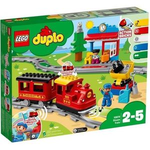 LEGO DUPLO, Tren cu aburi, 10874, 2-5 ani
